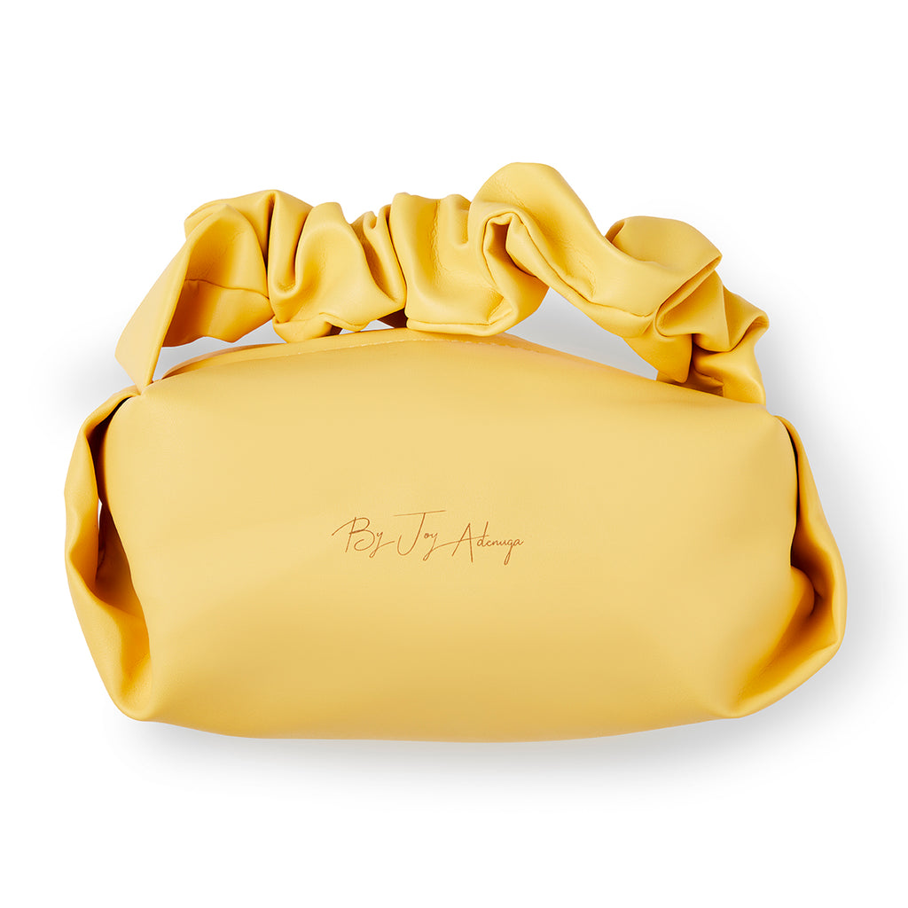 The Scrunchie Bag (Yellow) - ByJoyadenuga