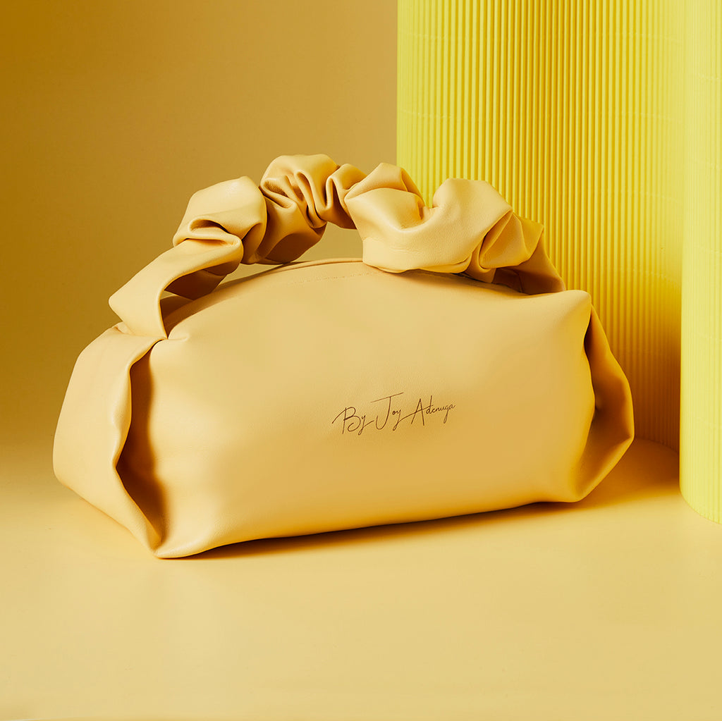The Scrunchie Bag (Yellow) - ByJoyadenuga