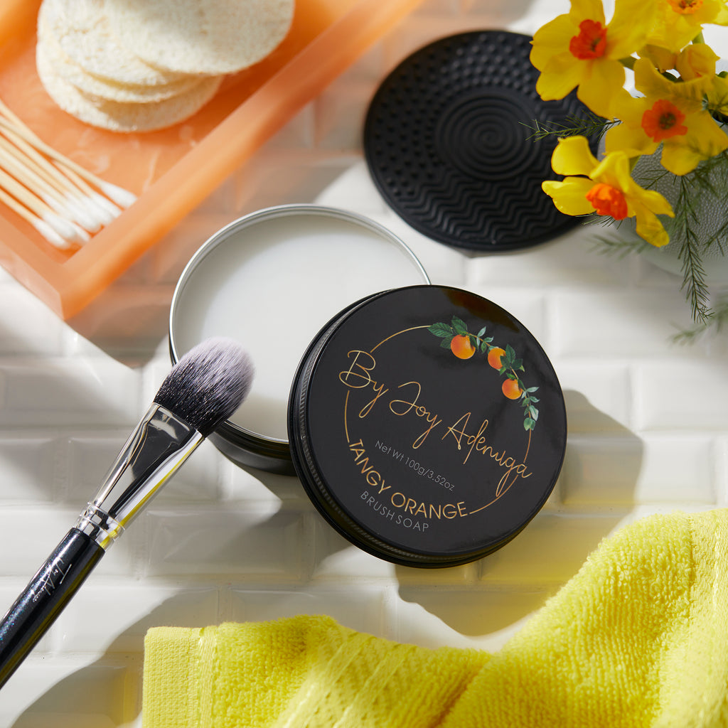 Luxury Vegan Solid Makeup Brush Soap ByJoyAdenuga